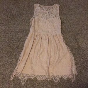 NWOT FANCY BABY PINK DRESS